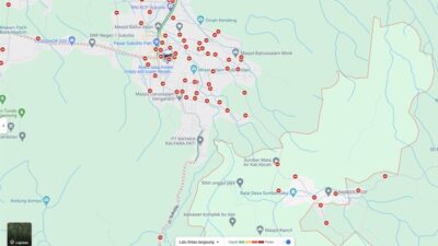 Sukolilo Pati Masih Hangat, di G-Maps Jalanan Ditutup-Banyak Motor Tak Berplat!