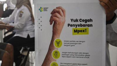 Pemerintah Berencana Tambah Vaksin Mpox 1.600 Dosis