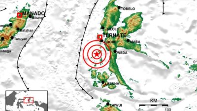 Gempa M4.5 Guncang Tidore Maluku Utara