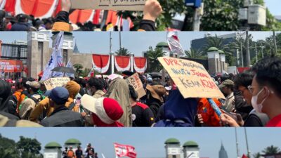 Demo Besar di Depan Gedung DPR, Tolak Revisi UU Pilkada!