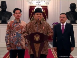 Berikut Nama Menteri Prabowo dan 53 Formasi Kabinet Merah Putih Periode 2024-2029