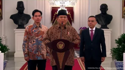 Berikut Nama Menteri Prabowo dan 53 Formasi Kabinet Merah Putih Periode 2024-2029