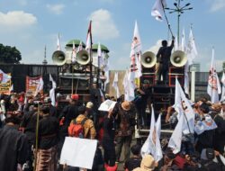 Demo Aliansi Masyarakat Adat di DPR Desak Sahkan RUU Masyarakat Adat