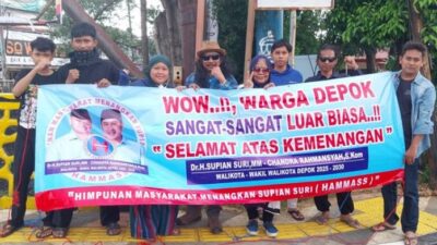 PKS Tumbang di Depok, Relawan Hammas Turun ke Jalan