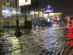 Depok Hujan Deras Rabu Malam, Sebagian Jalan Margonda Banjir