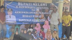 KAMAKSI dan Bupati Melawi Berbagi Berkah Santuni Anak Yatim