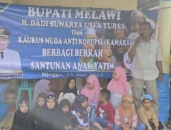 KAMAKSI dan Bupati Melawi Berbagi Berkah Santuni Anak Yatim