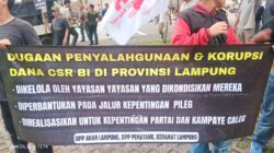 Aliansi Keramat Lampung dan AKAR Desak KPK Usut Tuntas Dugaan Korupsi CSR BI Rp1,6 Triliun